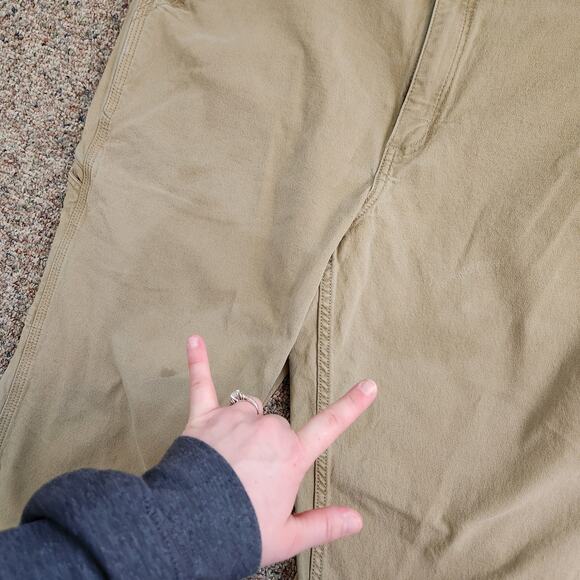 Carhartt khaki utility Relaxed Fit canvas pants 40 x 30 - Picture 7 of 8